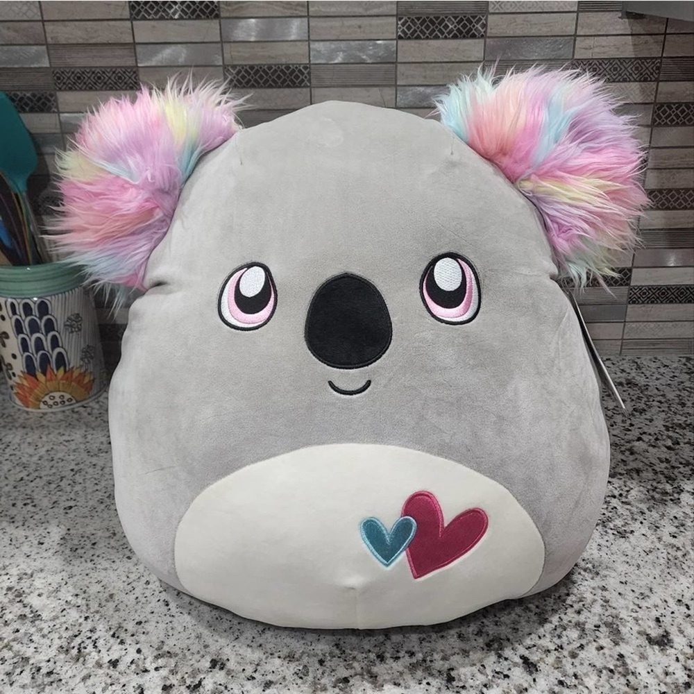 SQUISHMALLOWS valentines heart Kelina 16" koala bear new!!!